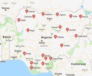 states in nigeria